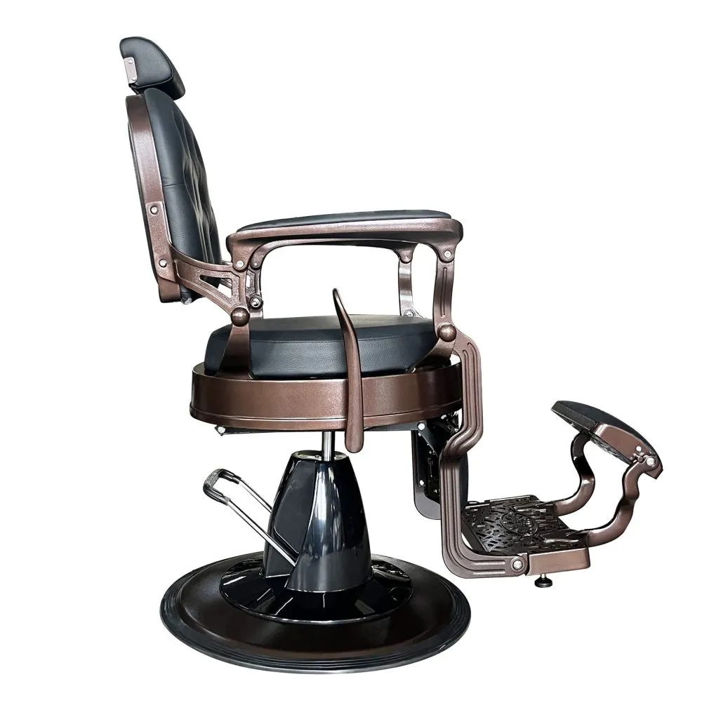 Jagger Premium Barber Chair | Black & Bronze
