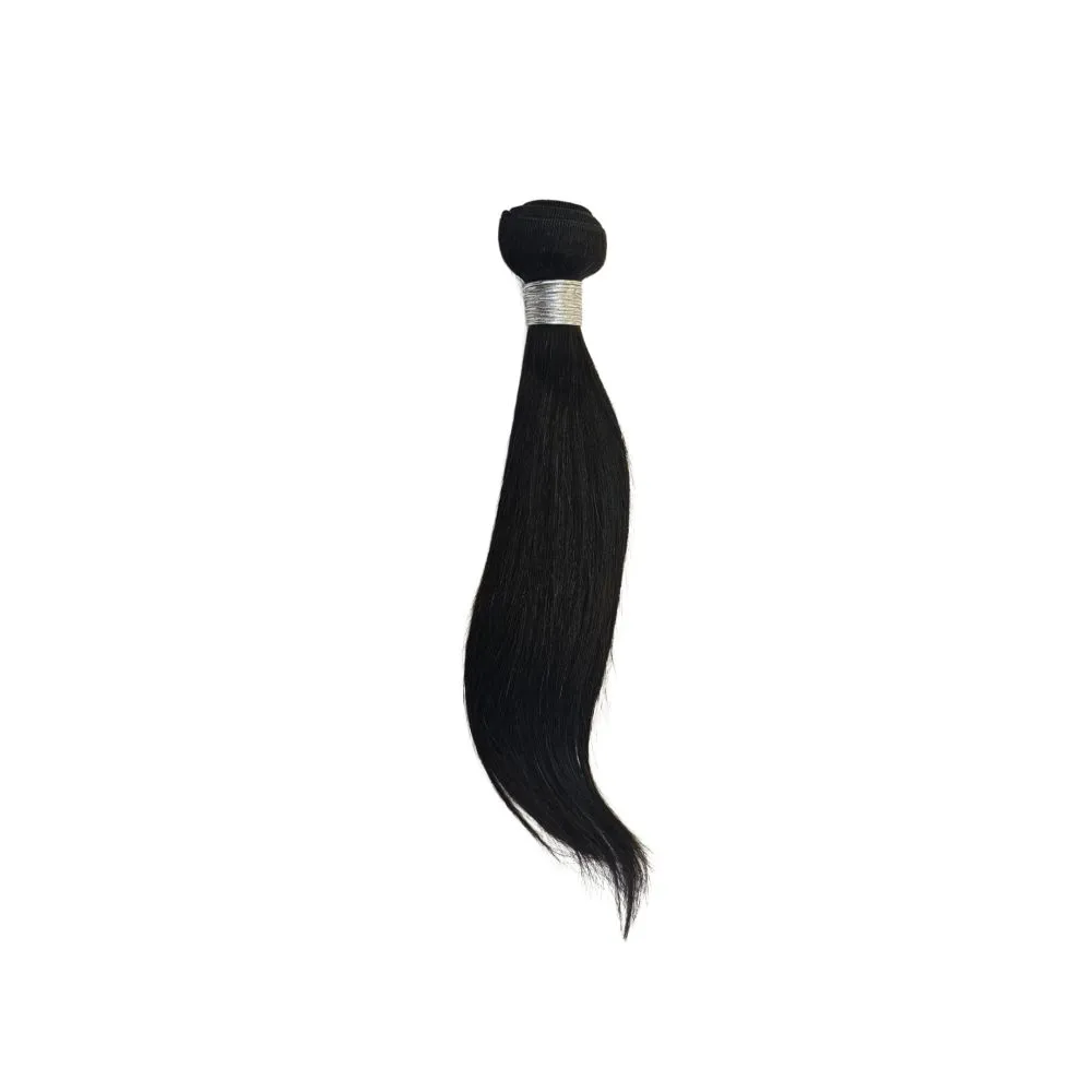 Weave 100% Human Hair 14inch Straight Black | 100g