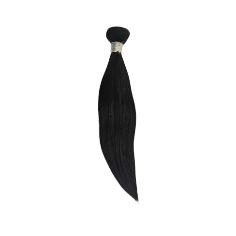 Weave 100% Human Hair 16inch Straight Black | 100g