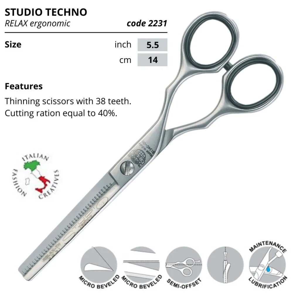 Kiepe Scissor - Studio Techno - RELAX-TH ergonomic - Thinning | 5.5″