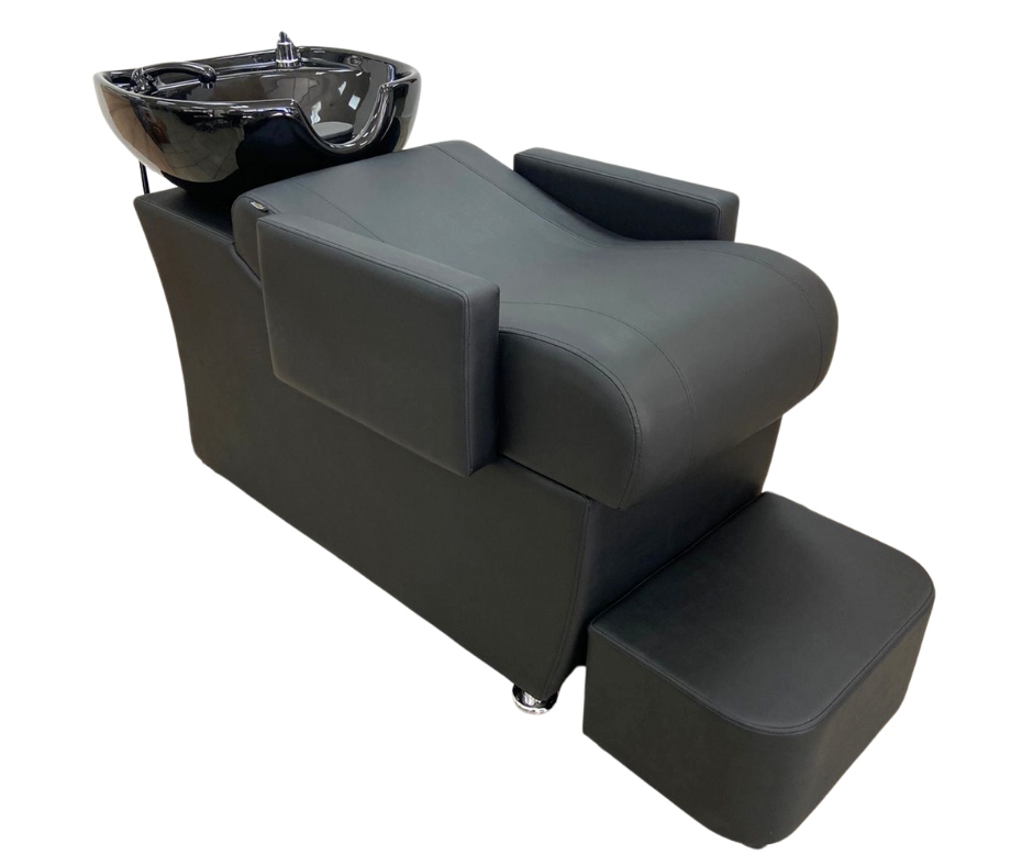 Urma Shampoo Bed & Basin | Black