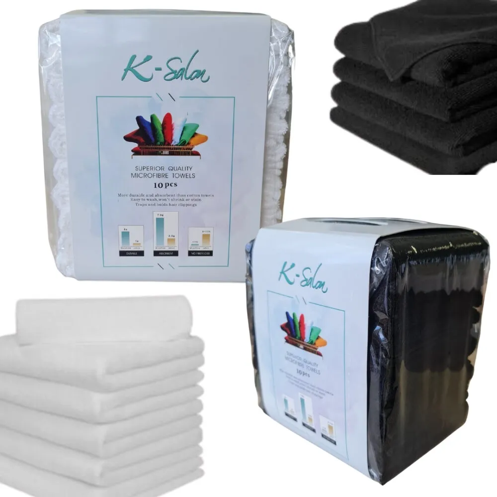 Microfiber Towels - 70x40 | Pack of 10