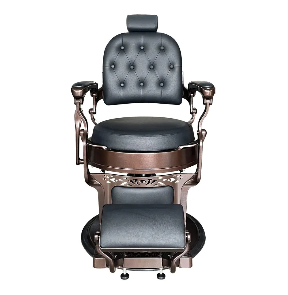 Jagger Premium Barber Chair | Black & Bronze