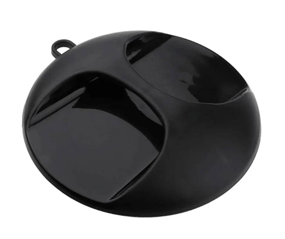 Mirror Round with Handle | Black