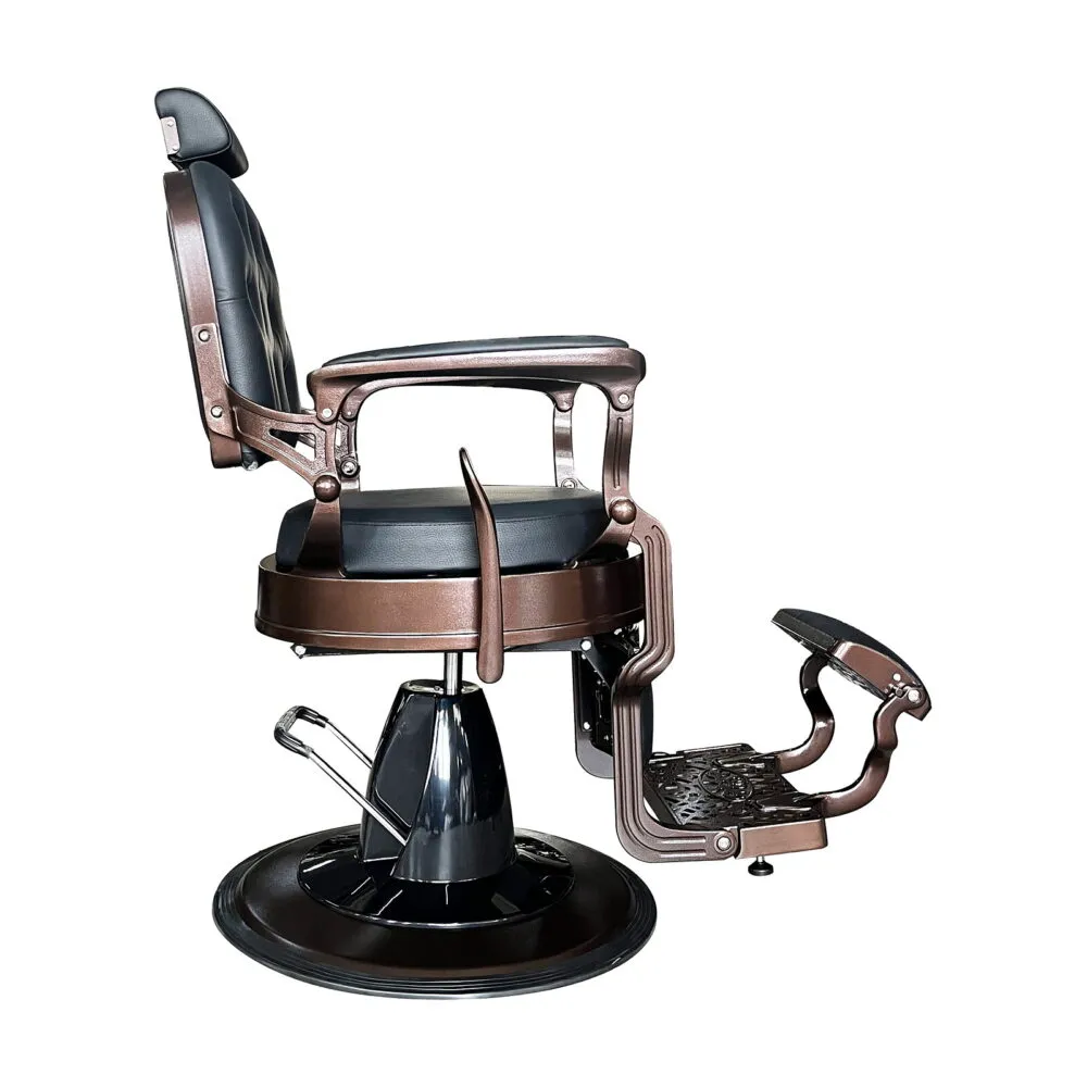Jagger Premium Barber Chair | Black & Bronze