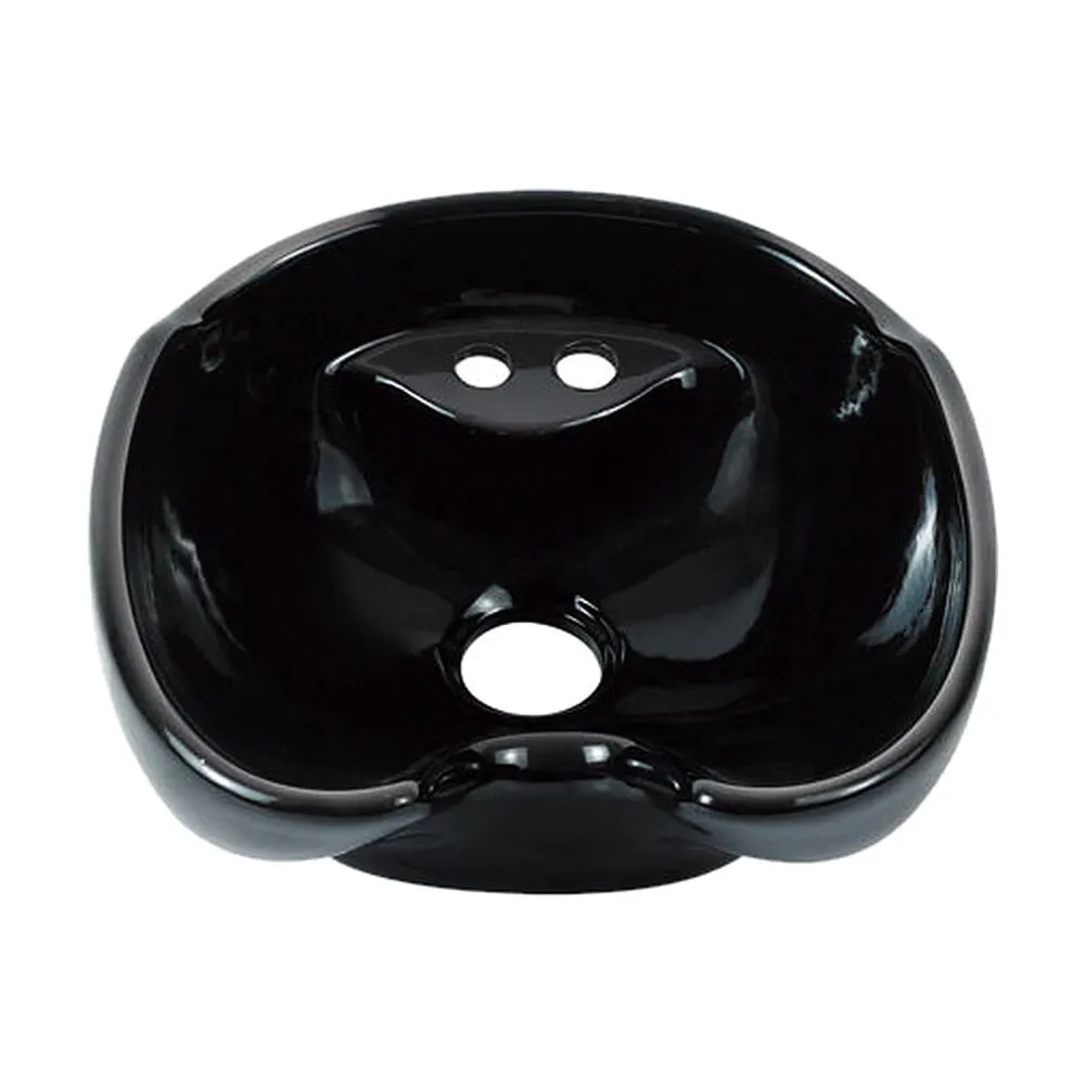 Ceramic Salon Shampoo Basin 013 | Black