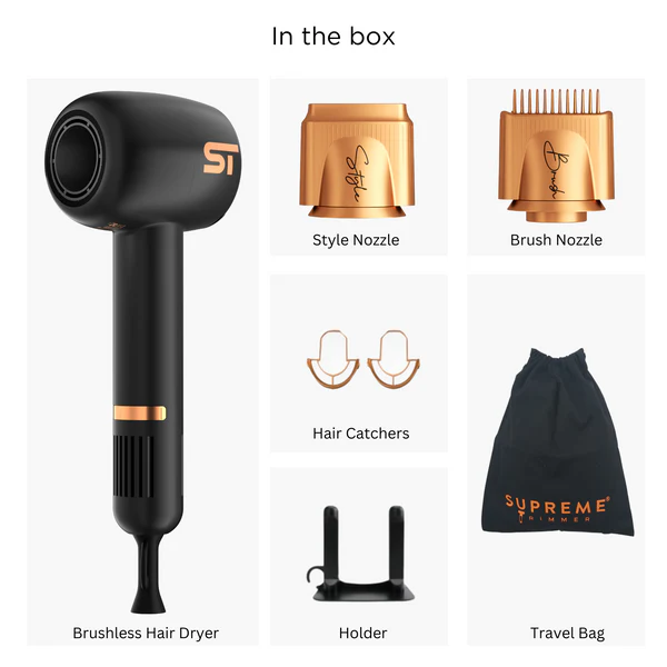 Supreme Brushless Hair Dryer | Black