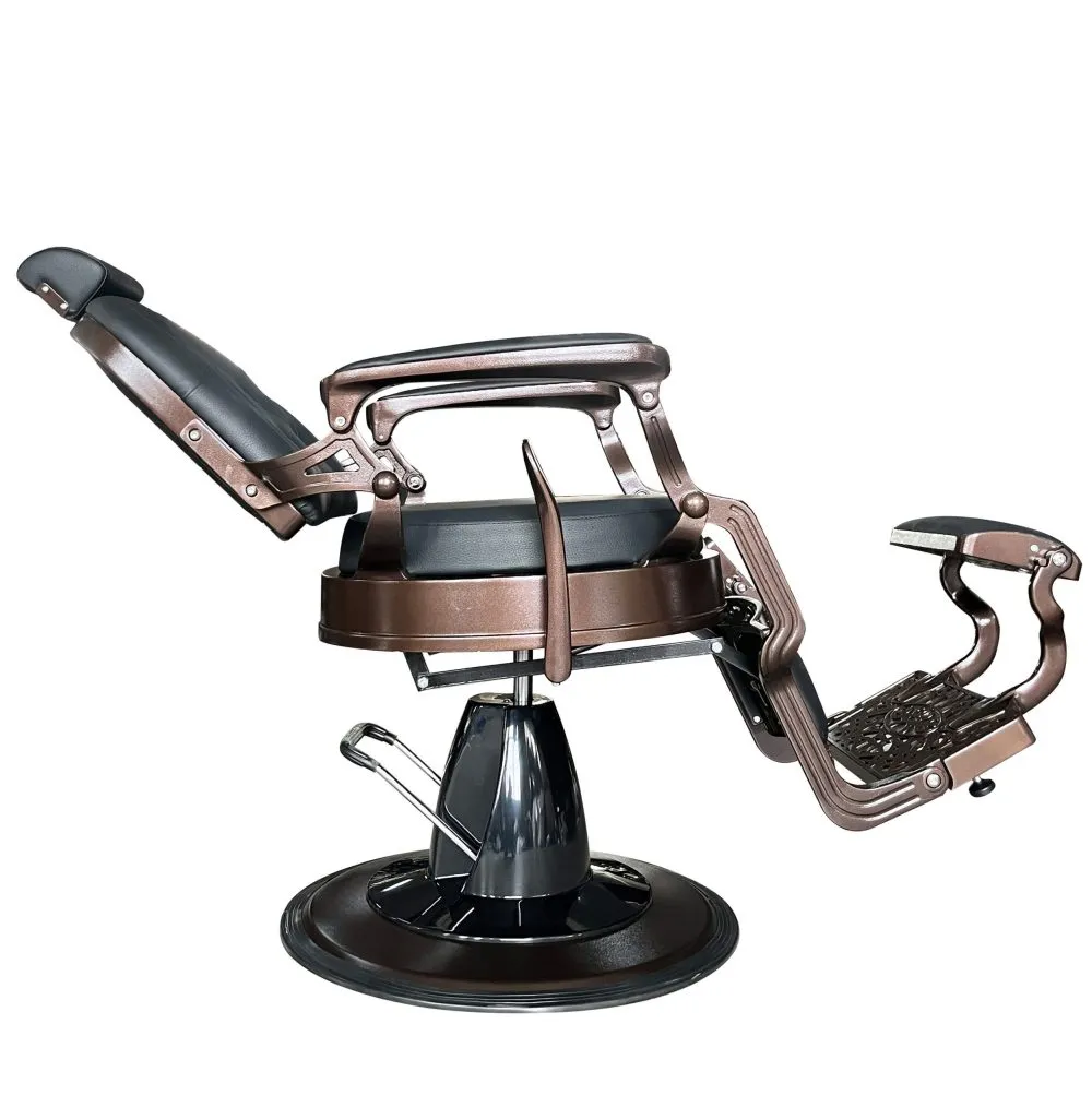 Jagger Premium Barber Chair | Black & Bronze