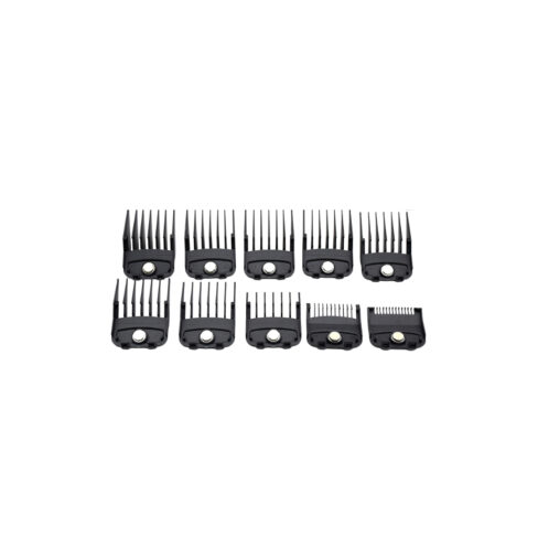 Clipper Guards Magnetic 10pc – Sizes 0.5-8 | Black