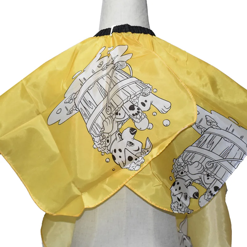 Kiddies Cutting Cape - Dalmatians | Yellow