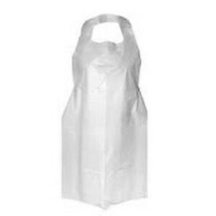 Apron (Plastic) – Pack of 100’s | White