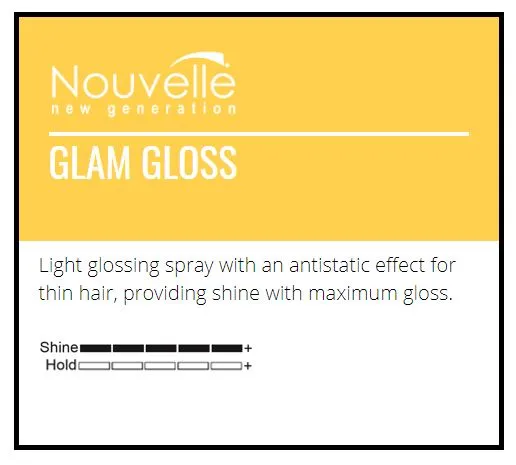 Nouvelle Re-Styling Glam Gloss L+E Spray | 200ml