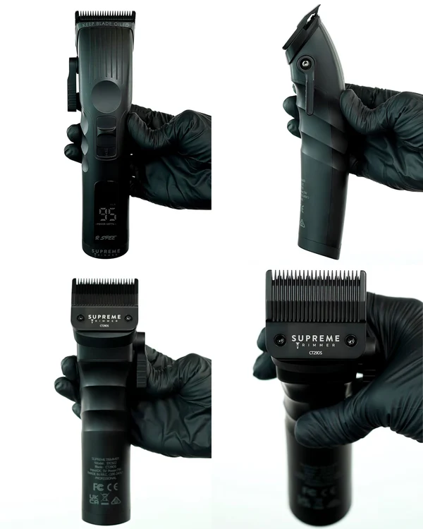 Supreme Clipper 2speed &Removable Blade Sys. Black