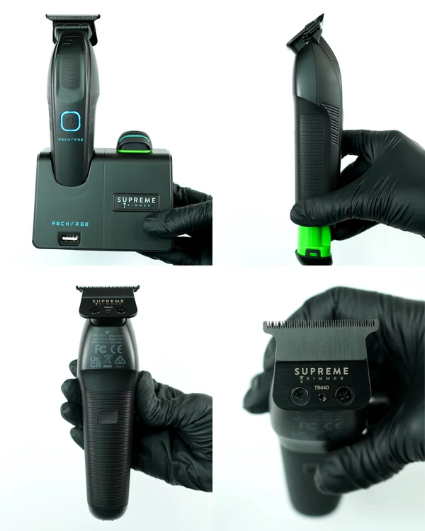 Supreme Recharge Trimmer & Smart Base | Black