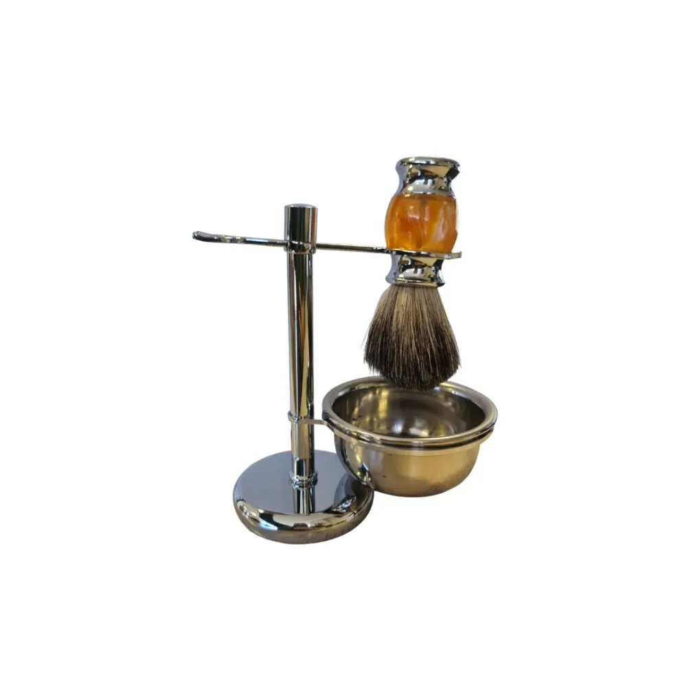 3-in-1 Bowl and Brush with Stand Set (Excl. Razor)
