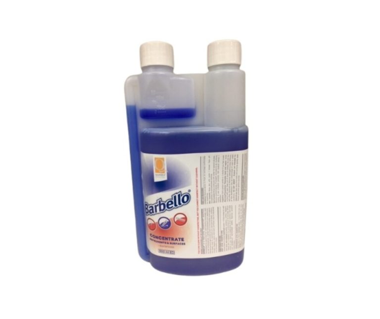 Salon spring cleaning checklist: Quadex Barbello Disinfecting Concentrate