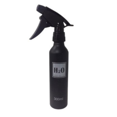 Spray Bottle – Aluminium Colour 300ml | Black