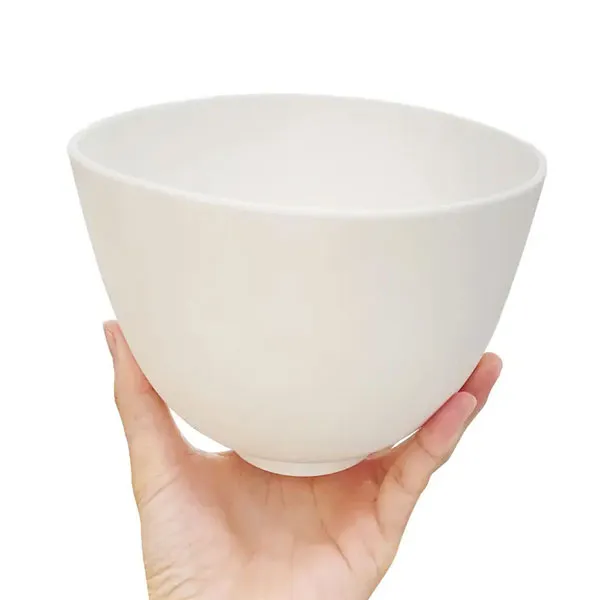 Mask Bowl - Plastic, White 12.5cm