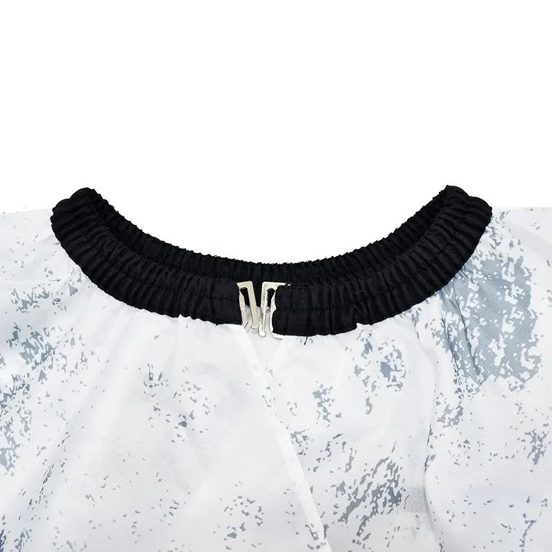 Cape (With Hook) - The Dapper Barber | White & Black
