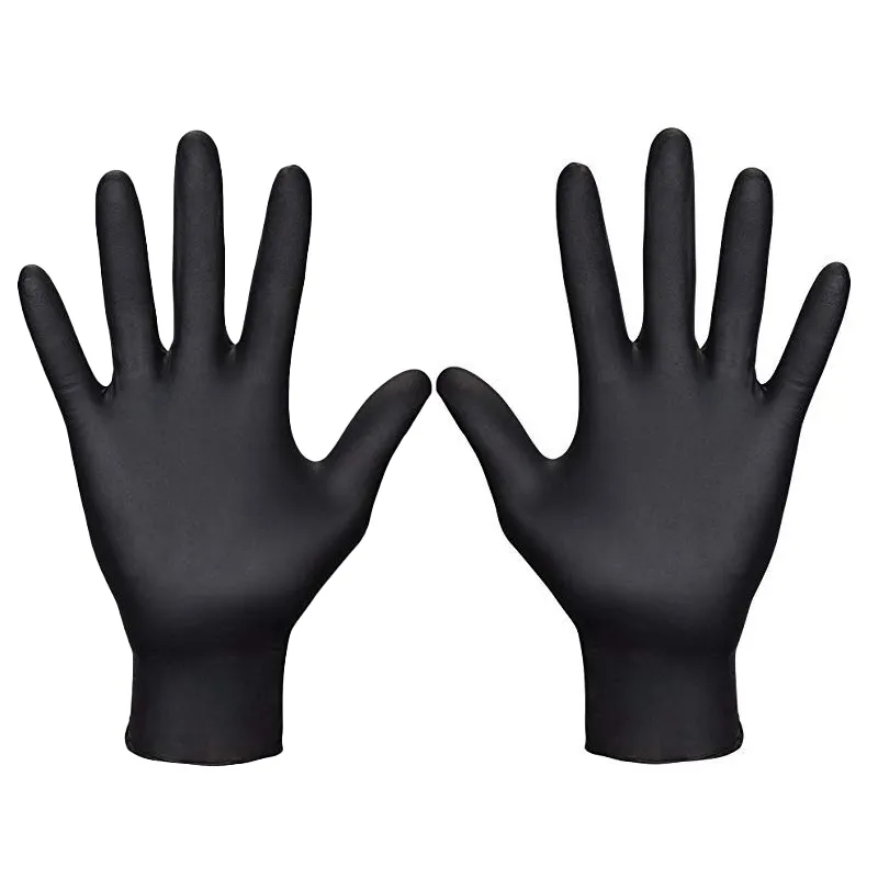 Gloves Nitrile Black 100's | Large