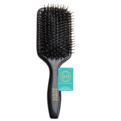 Square Lux Detangling Boar Brush | Glossy Wood Collection | D&D