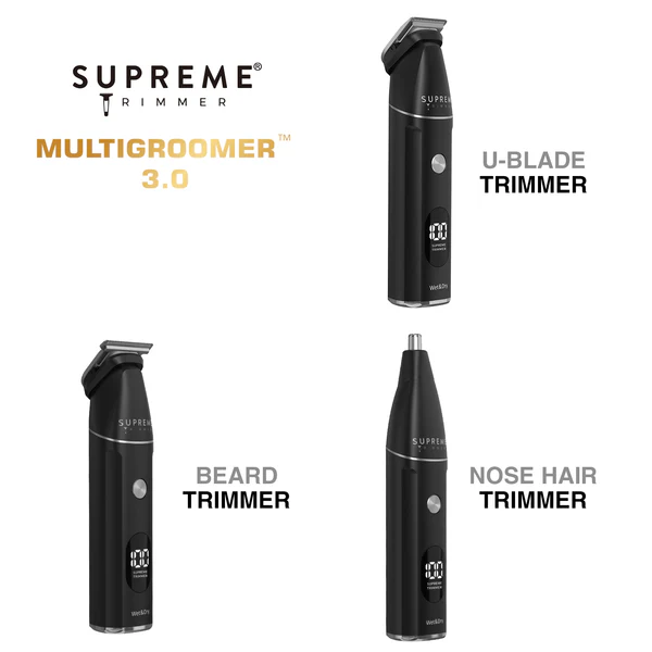 Supreme Multigroomer 14pc set | Black