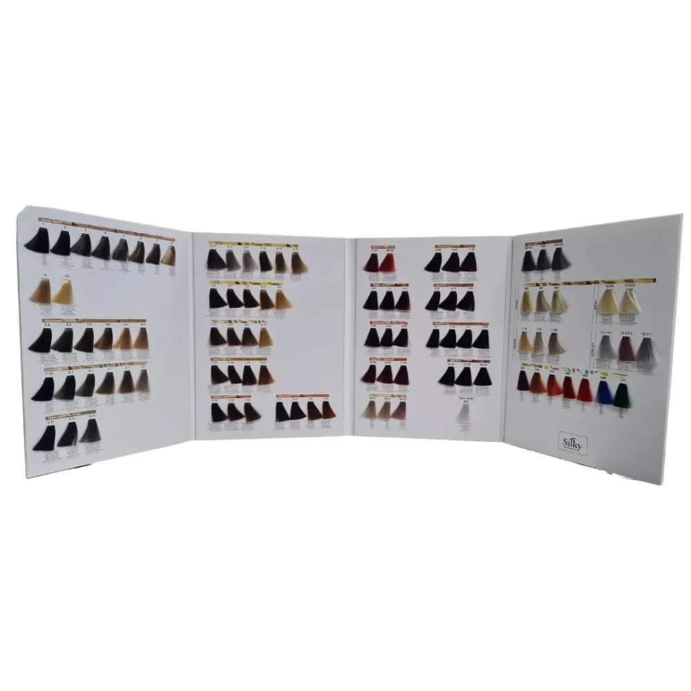 Silky Color Chart - Lux 100 Locks