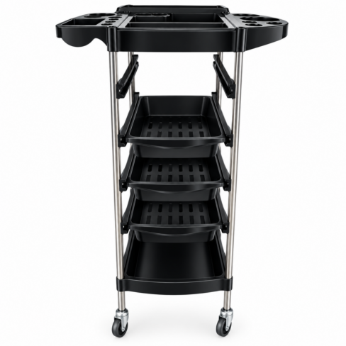Trento Salon Trolley | Black