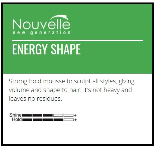 Nouvelle Re-Styling Energy Shape Strong Mousse | 300ml