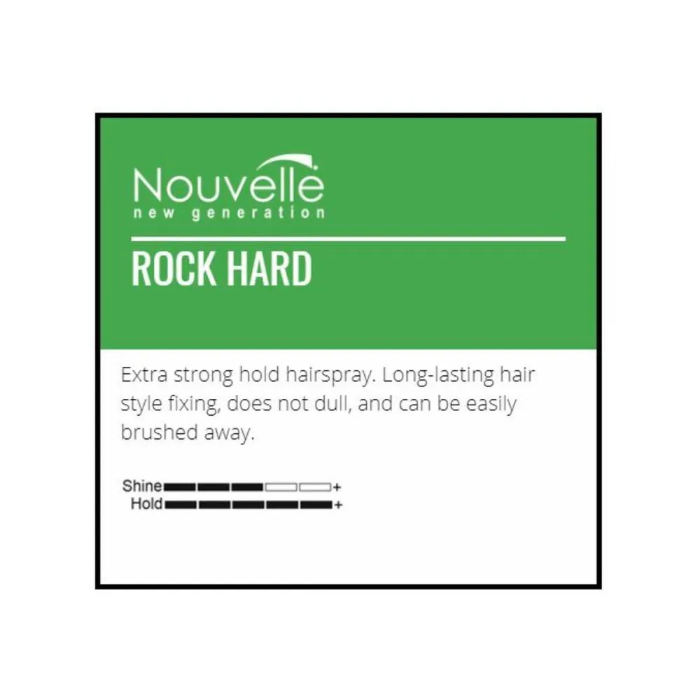 Nouvelle Re-Styling Rock Hard Hairspray | 500ml