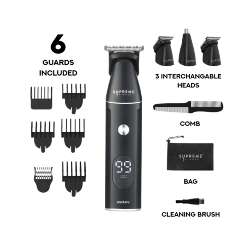 Supreme Multigroomer 14pc set | Black