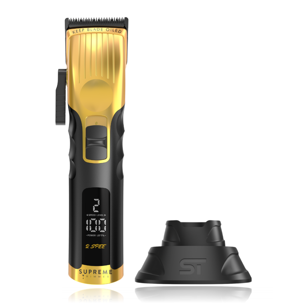 Supreme Clipper 2speed &Removable Blade Sys. Gold