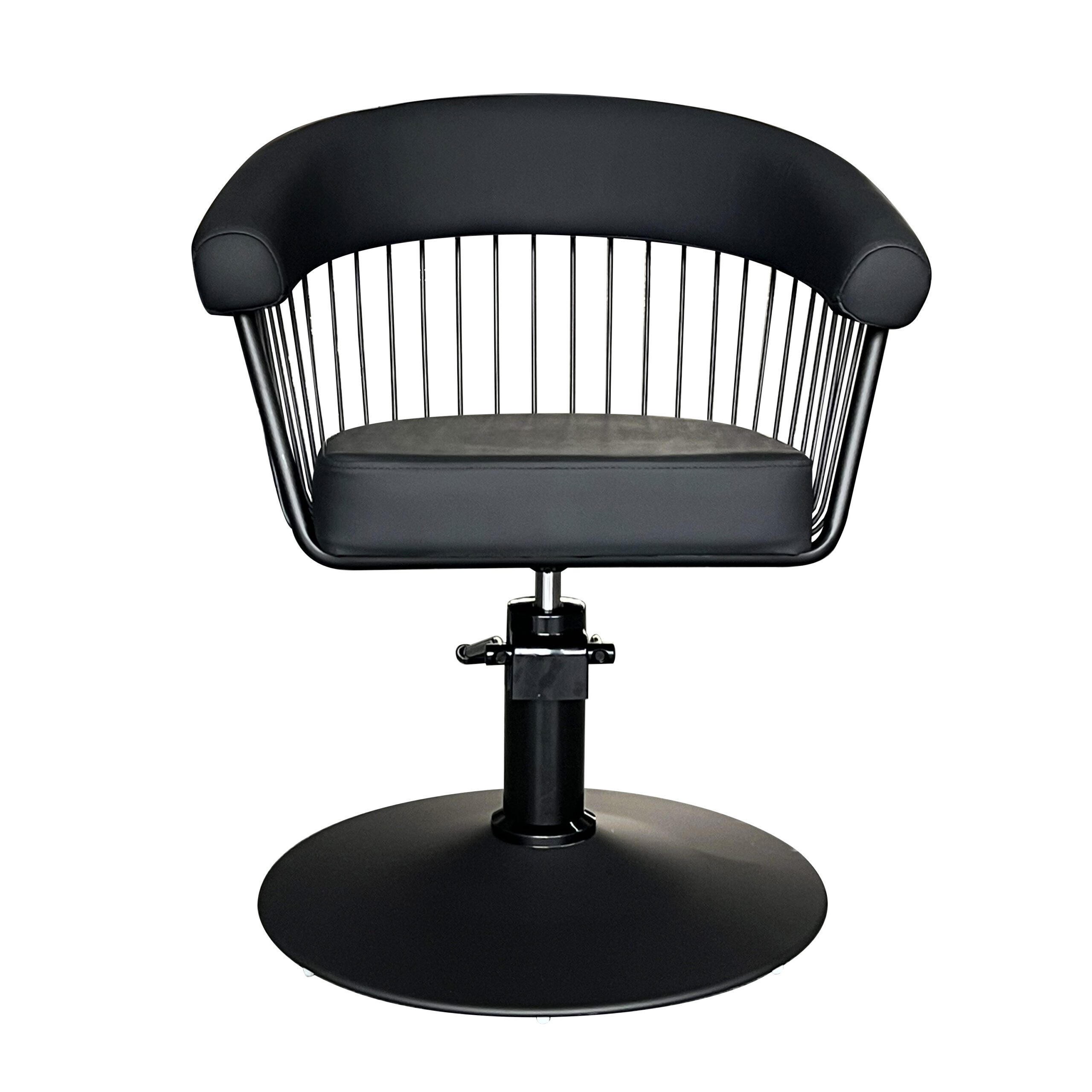 Leah Premium Styling Chair | Black