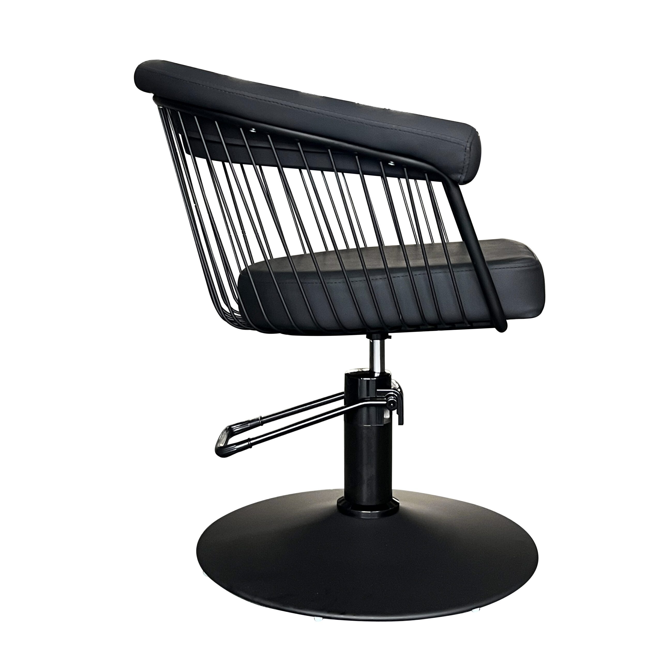 Leah Premium Styling Chair | Black