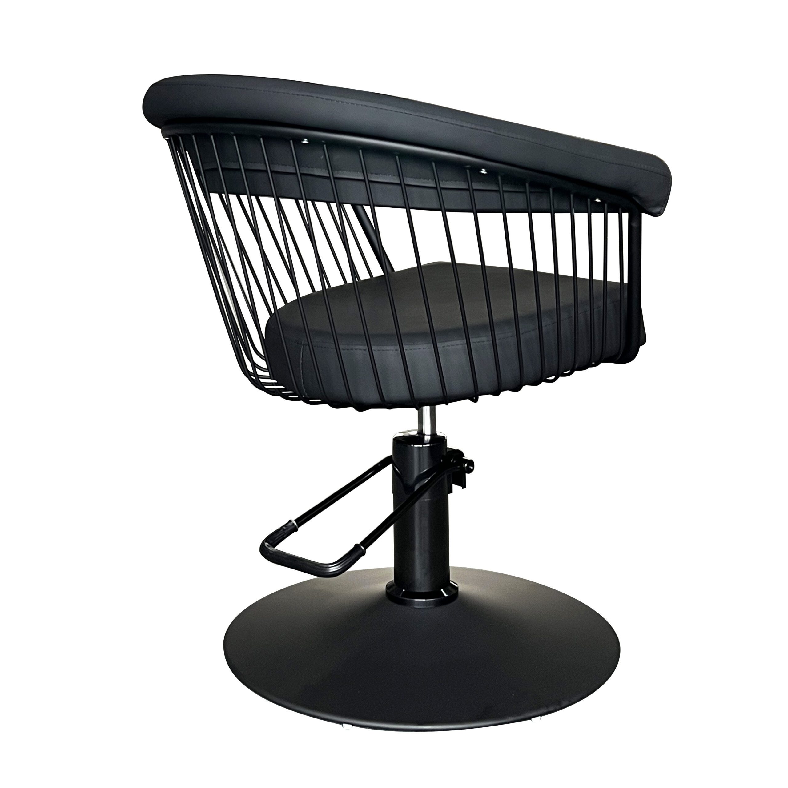 Leah Premium Styling Chair | Black
