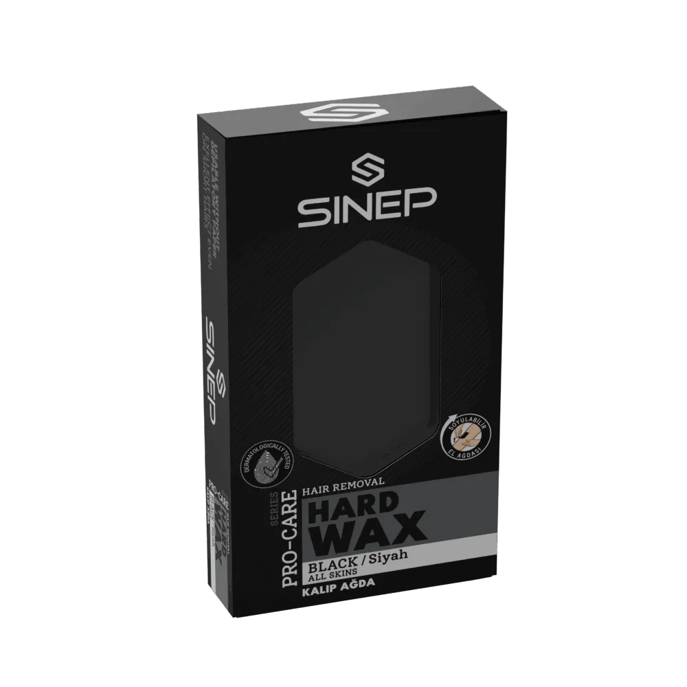 Sinep Black Liposoluble Hard Wax Tray 400gr