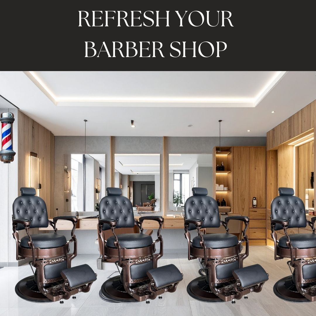 A fitted-out barber shop
