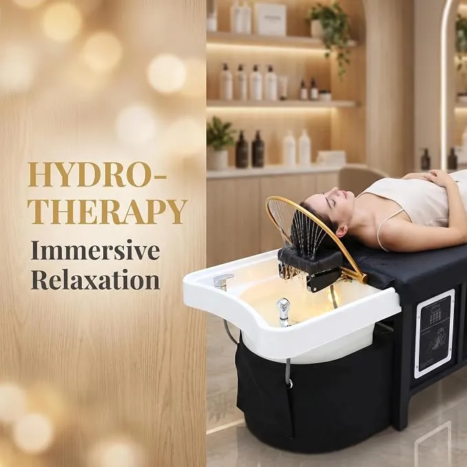 Japanese Hydro Spa Bed 4-in-1- Electronic | Black