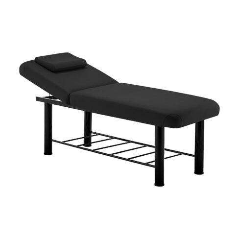 Marbella – Acacia Massage Bed with Steel Frame Bla