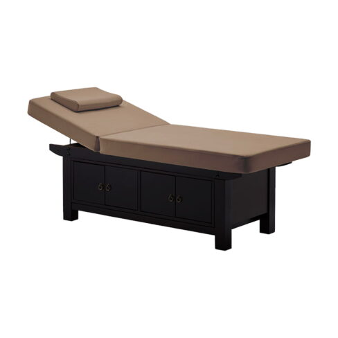 Marbella – SAFARI Wooden Massage Bed Espresso Brow