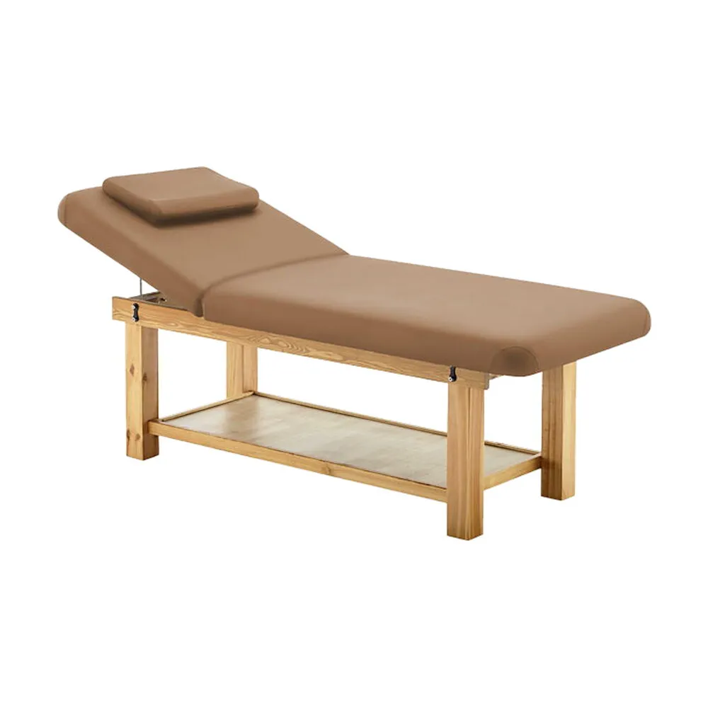 Marbella - SPA VI Wooden Massage Bed Cocoa Brown