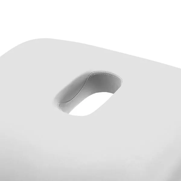 Marbella - Acacia Massage Bed with Steel Frame Whi