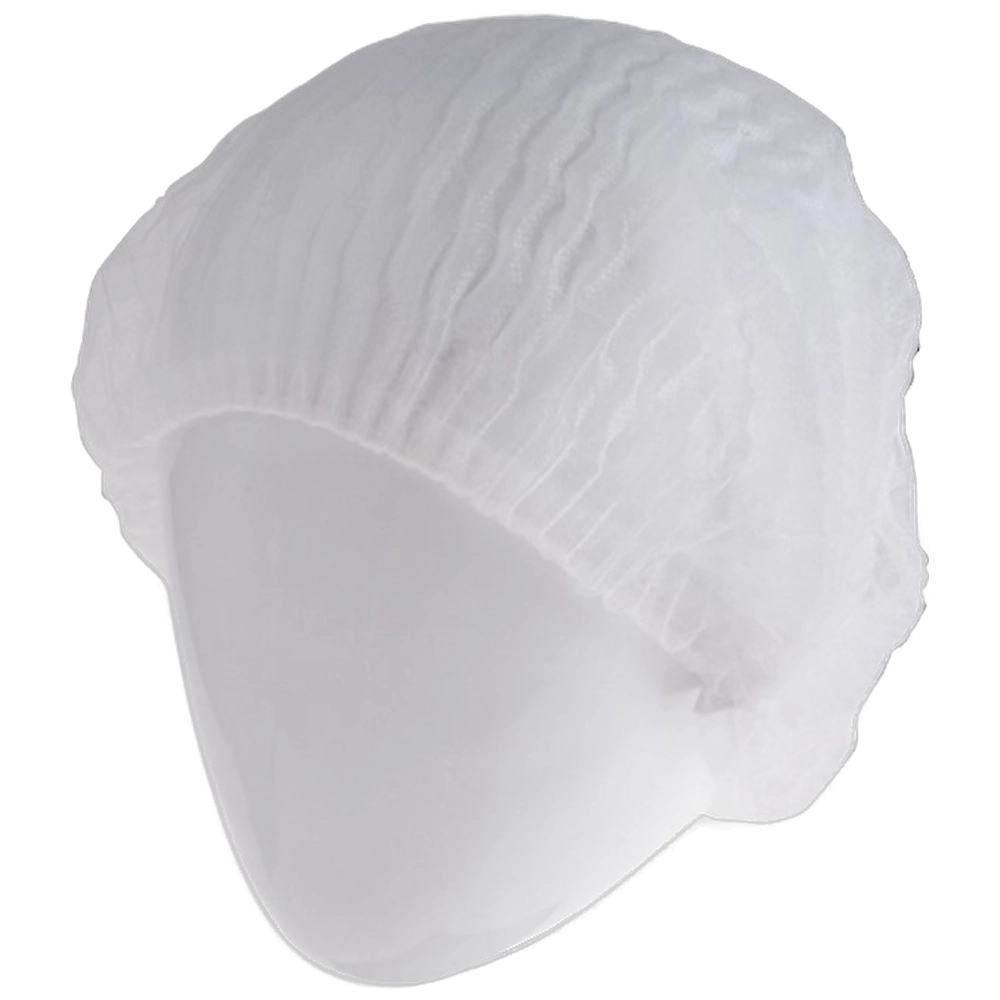 Bouffant/Mop Caps - White - 100pc