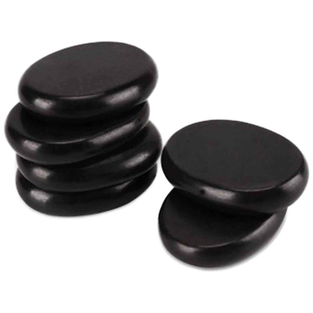 Hot Stone Massage Set 6pc - Facial Marble