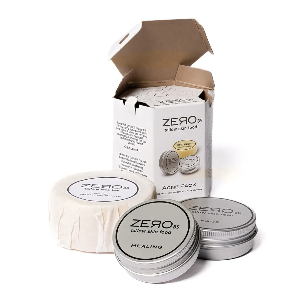 Zero BS Acne Pack - 3pcs
