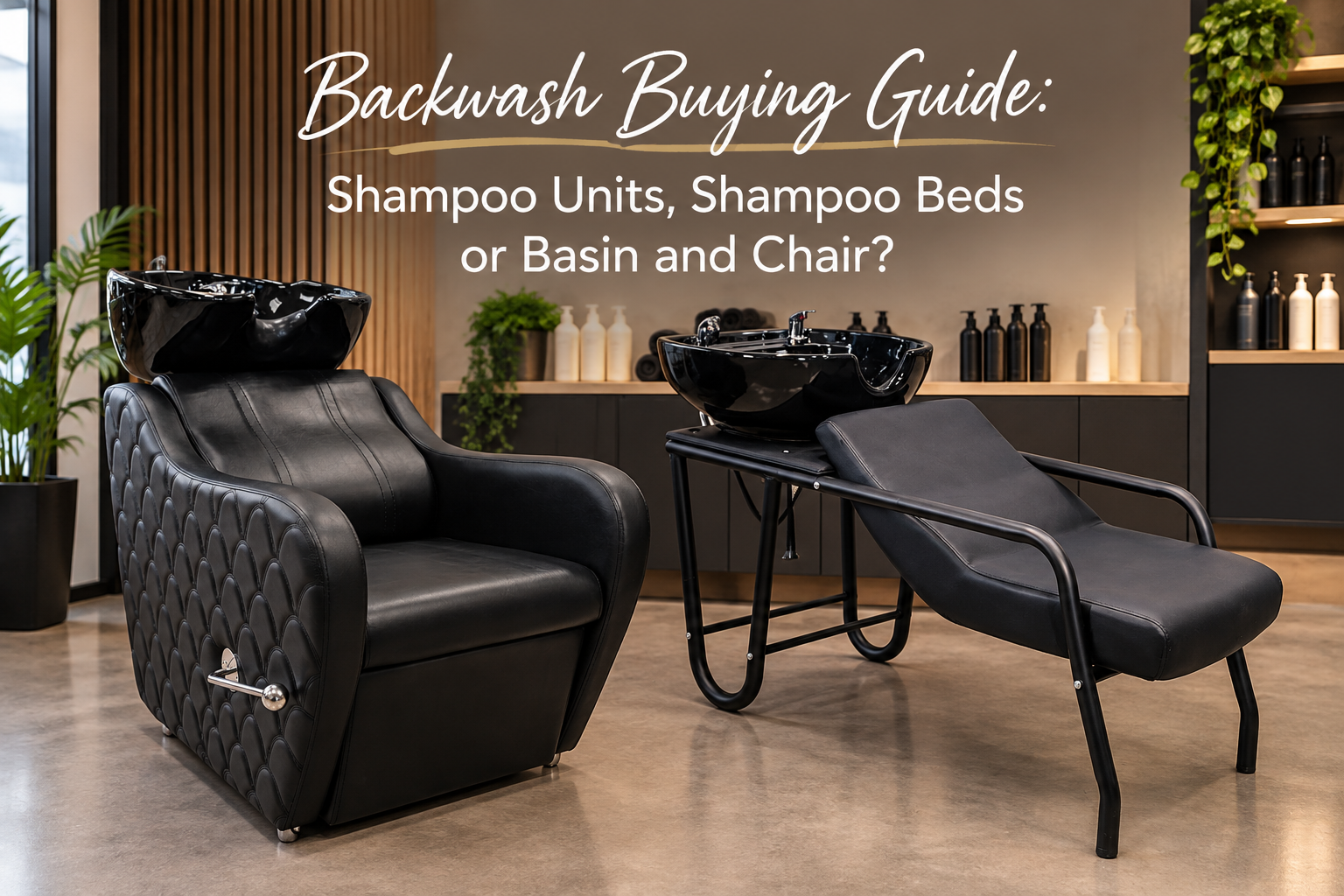Backwash Buying Guide: Shampoo Units, Shampoo Beds or Basin and Chair?