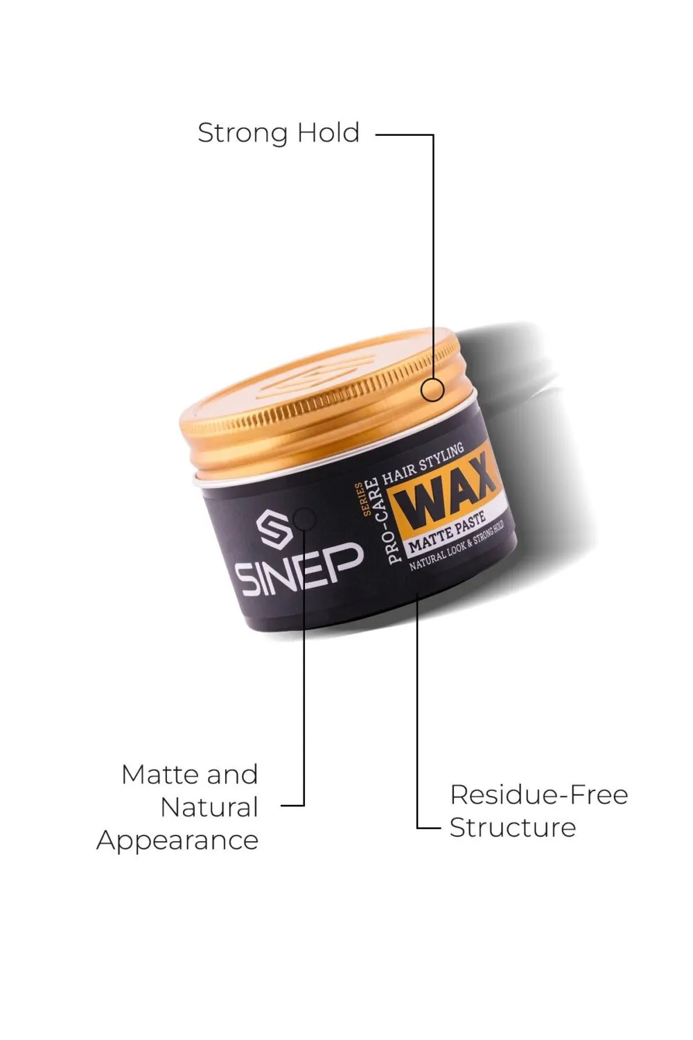Sinep Matte Paste Wax 100ml
