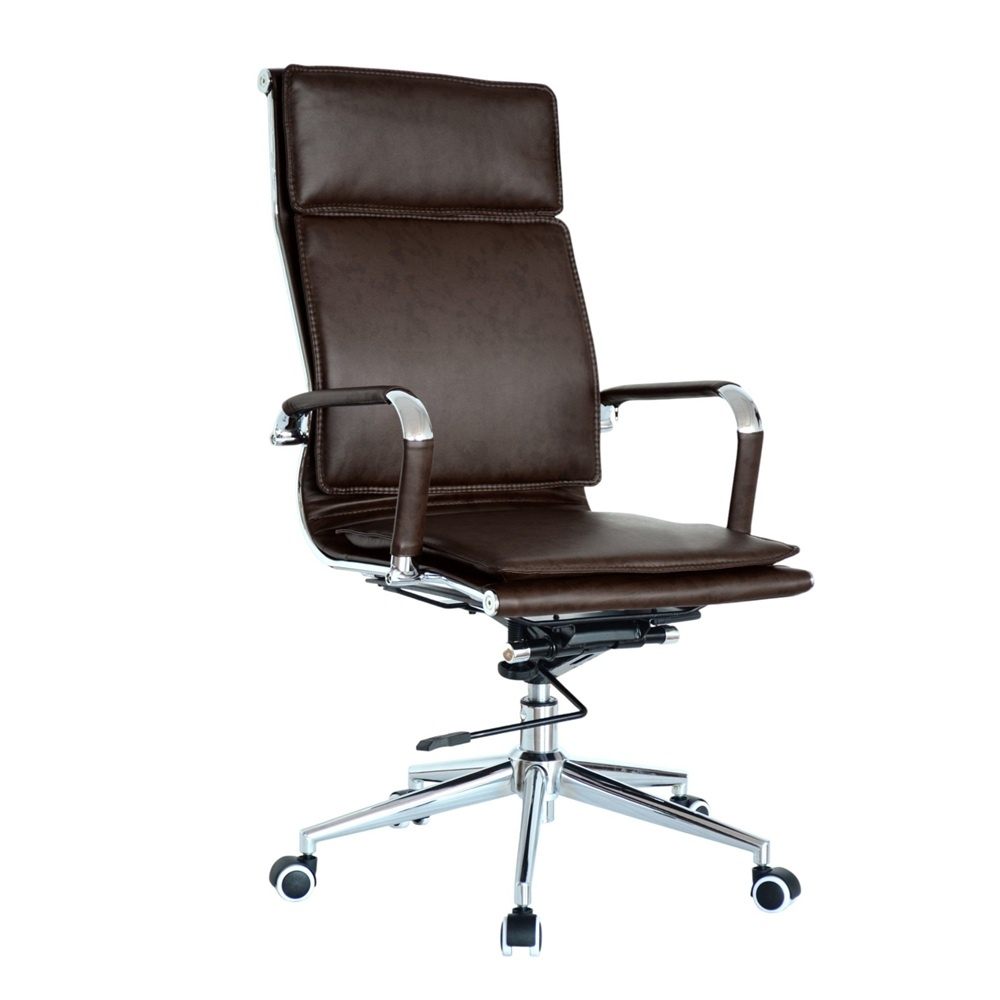 Classic Flat Cushion High Back Chair