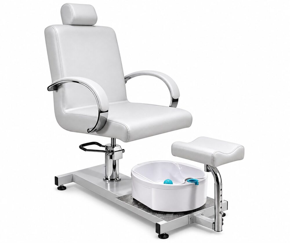 Lisa Pedicure Station with Footspa | White