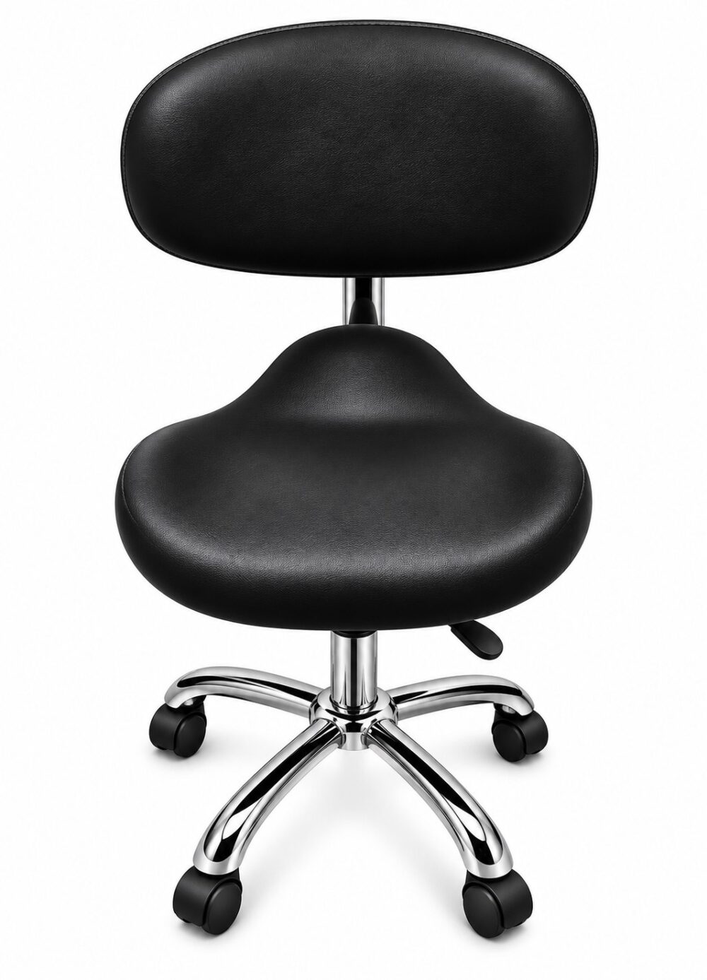 Mia Cutting/Styling Stool | Black